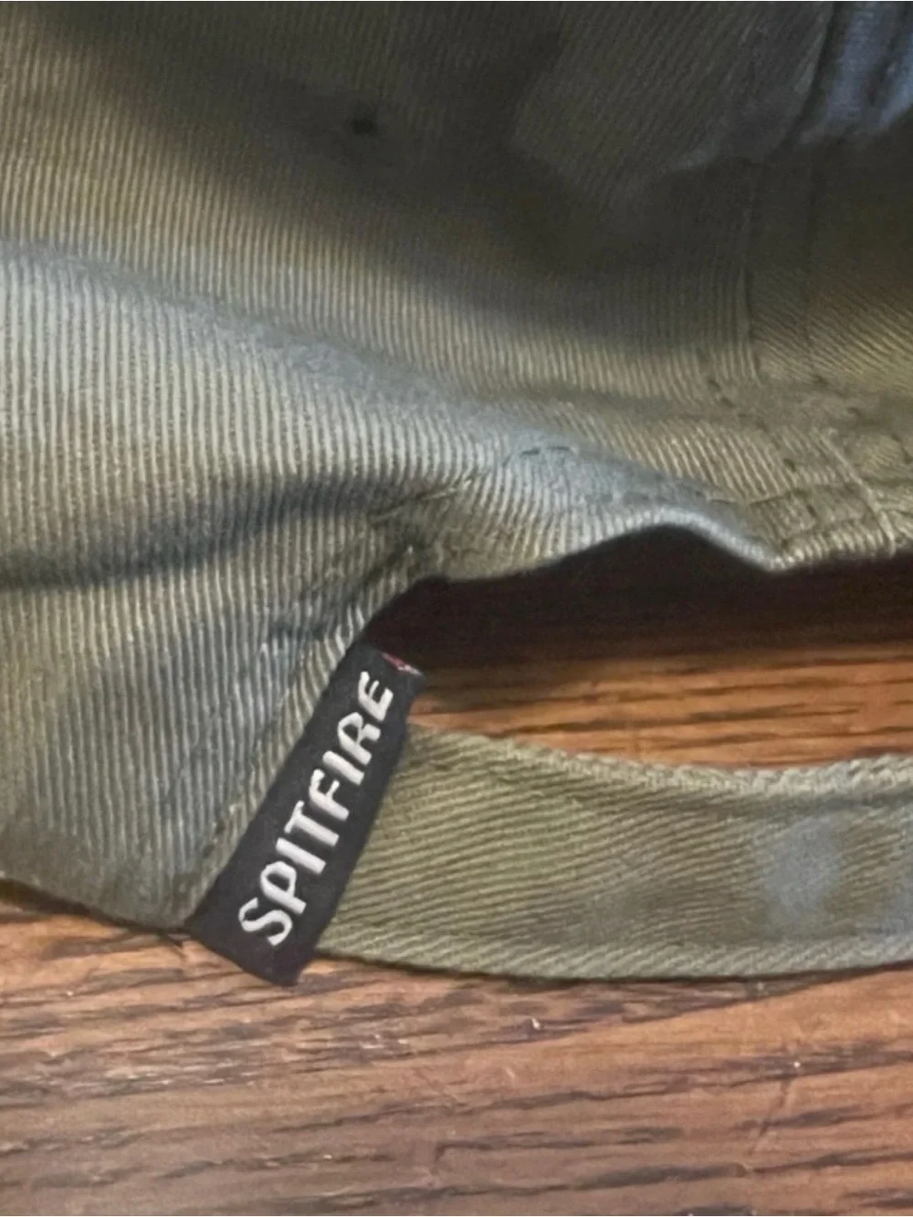 Spitfire Olive Green Hat with White Logo Detailing